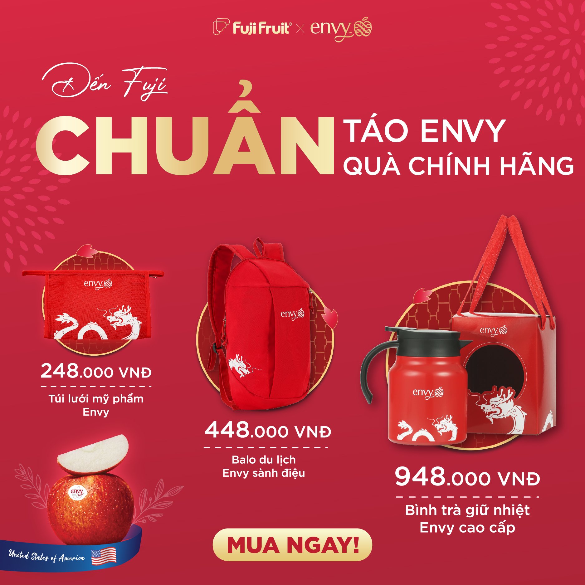 Đổi quà tại lễ hội táo Envy